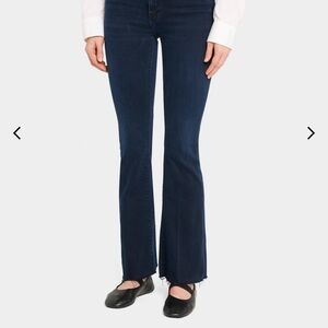 Dark Blue Women's Stretch Flare Jeans